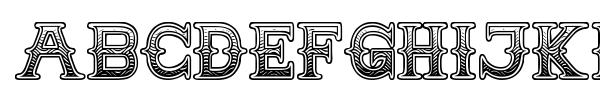 Medicine Show Caps font preview